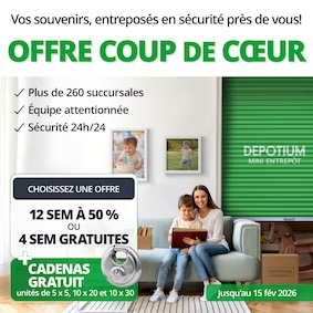 Depotium Mini Entrepôt - Montreal North Promotion